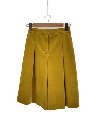 Rene Skirt, Size 36, Cotton, Yellowish-White, Solid Color, 5345090