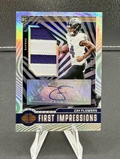 2023 Panini Illusions Football Zay Flowers RPA First Impressions /25