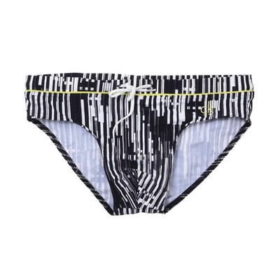 NWT CALVIN KLEIN Briefs Size M Black White Beach Swimwear