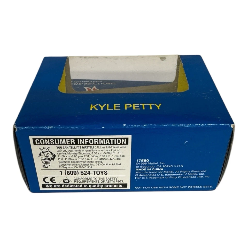 Гоночный автомобиль Kyle Petty Hot Wheels Nascar Pontiac Grand Prix Real Riders 1996 - Изображение 3 из 3