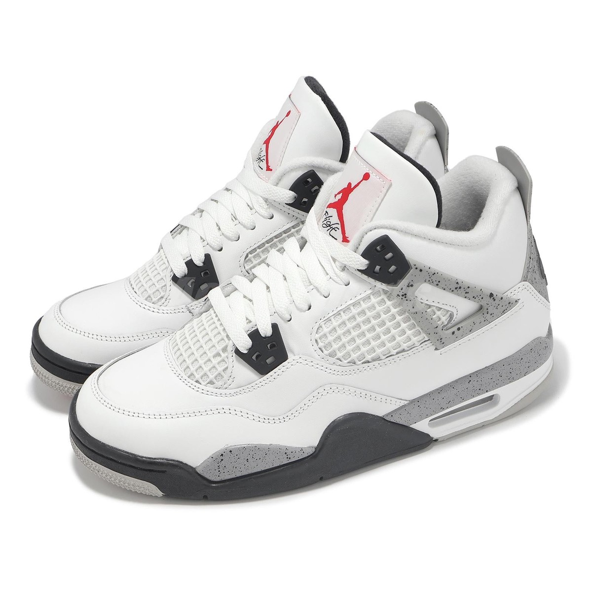 Nike Air Jordan 4 Retro OG GS AJ4 White Cement 2025 Kids Youth