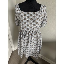 Loft Beach Floral Dress Size Large