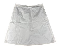 NEW Marni Womens A-Line Cotton Twill Skirt White Size 44 NWT FREE Shipping