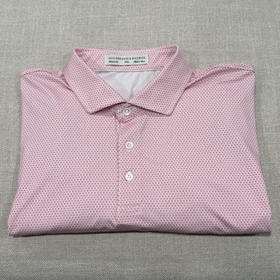 Holderness & Bourne The Caron Geo Men s XXL Shirt Polo Golf Dallas Country Club