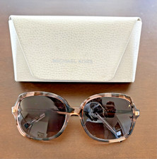 OEM Michael Kors Adrianna II Pink Tortoise Women's Sunglasses MK 2024 w/Case