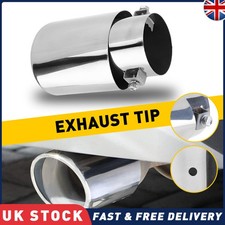 Stainless Steel Exhaust Pipe Tail Muffler Tip For Land Range Rover Sport Silver