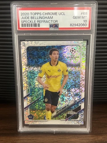 2020 Topps Chrome Speckle Refractor Jude Bellingham PSA 10