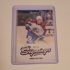 2025 UPPER DECK FALL EXPO ROSS COLTON PRIORITY SIGNINGS AUTOGRAPH 7/75