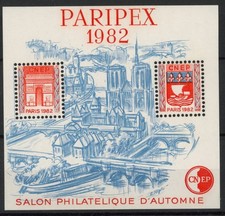[2474] France 1982 Paripex good sheet very fine MNH