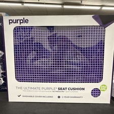 Purple Ultimate Seat Cushion Pressure Reducing Grid Designed For Comfort Gaming