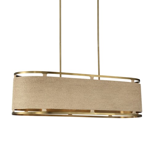 Minka Lavery Windward Passage 8 Light Island Light-Soft Brass