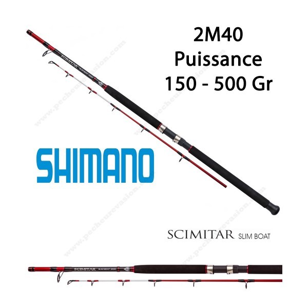 Canne Bateau SHIMANO Scimitar Slim Boat 2M40 Canne Bateau SHIMANO Scimitar Slim Boat 2M40