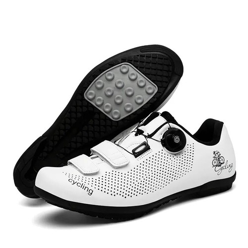 Cleat Non-slip Men's Mountain Bicycle Flats Shoes Road Cycling Speed Sneakers - Picture 7 of 35