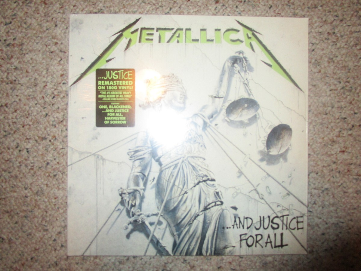METALLICA: AND JUSTICE FOR ALL (180gm 2LP Reissue)(Blackened2018