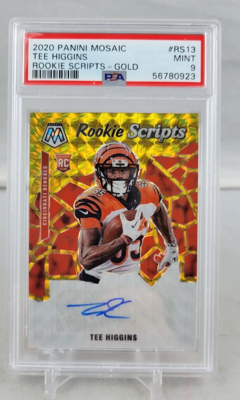 Tee Higgins Panini Mosaic Rookie Scripts #RS13 Gold