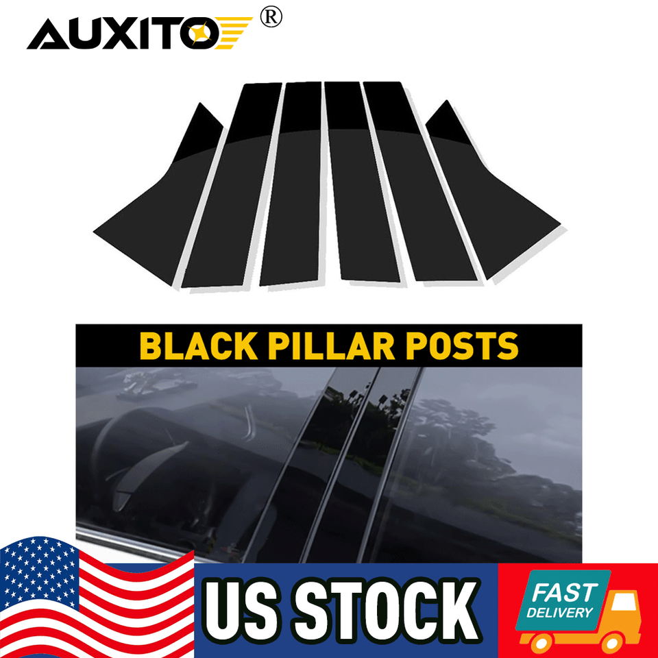 6Pcs Pillar Post For 20182021 Honda Accord Door Trim Cover Car Auto