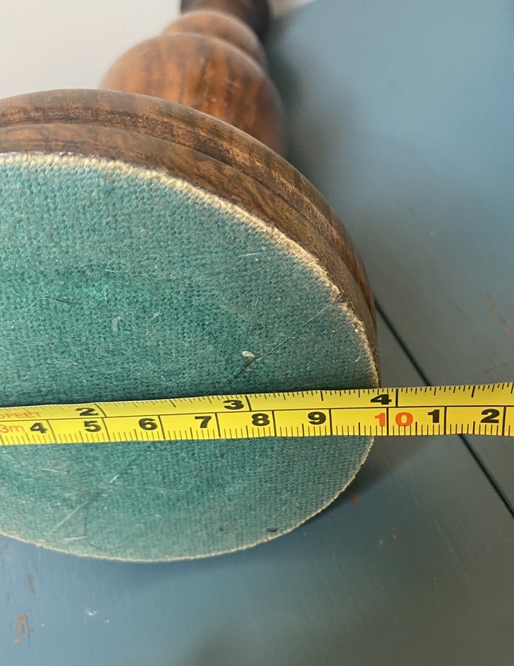 Vintage Solid Wooden Turned Wood Table Lamp Base, 30cm Tall eBay