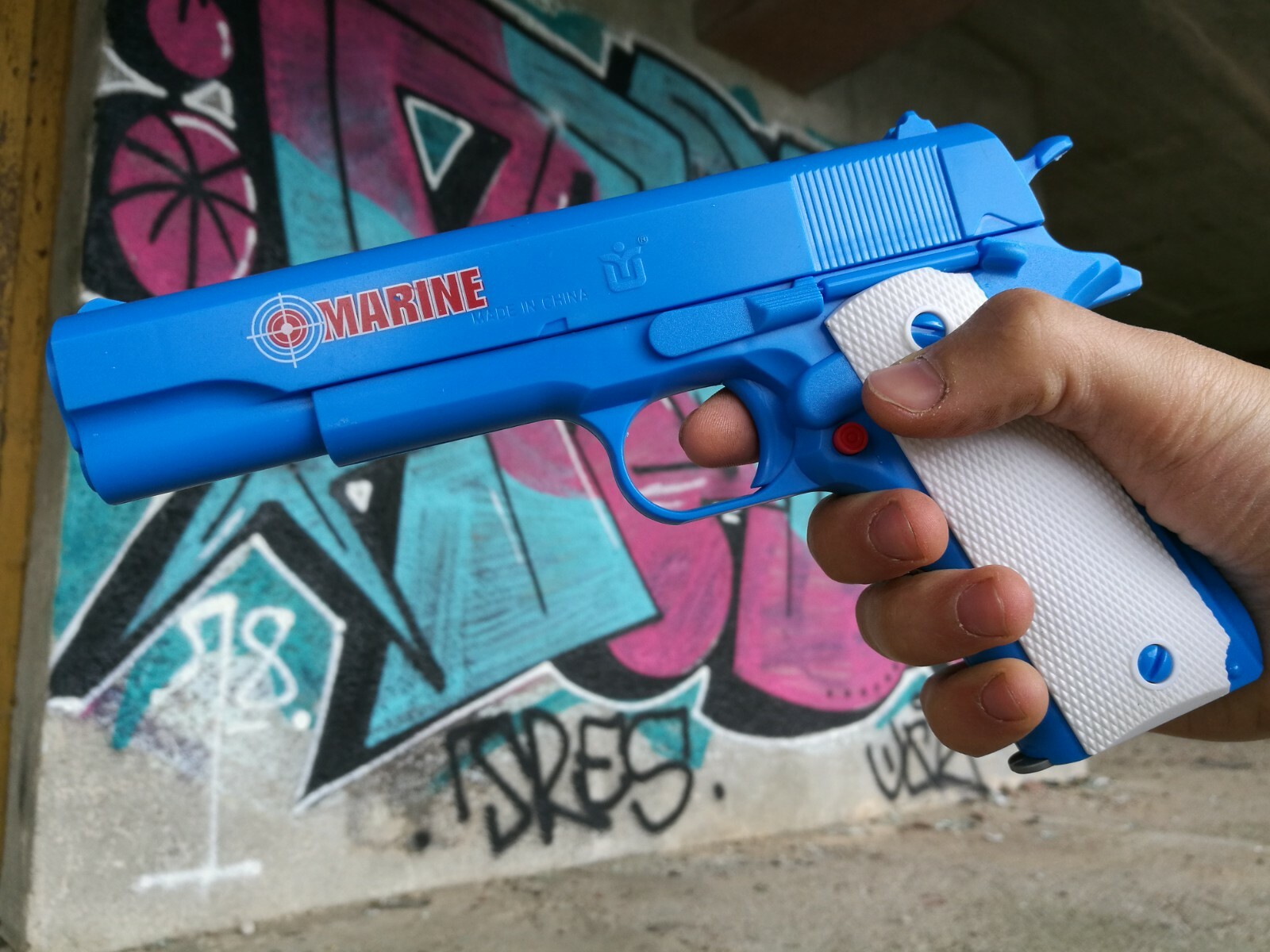 ZAHAR Toys Colt 1911 Toy Gun with 10 Colorful Soft Bullets Ejecting