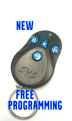 NEW SVS SUPER VISION SECURITY BLUE LED 4 BT REMOTE START FOB ALARM J5523518T1