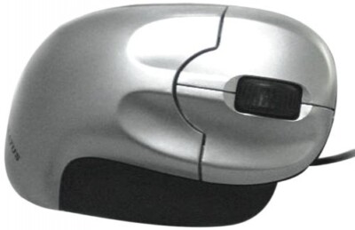* Hypertec MOU-UPRIGHT-BLKHY Ergonomic Vertical Maus (800 dpi, 3-Tasten, USB) sc