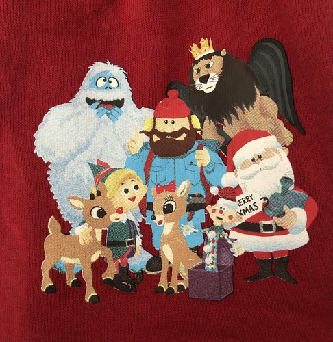 Rudolph the Red-Nosed Reindeer Christmas Pants KIDS SMALL S (6) Red Jogger NWT - Picture 3 of 9