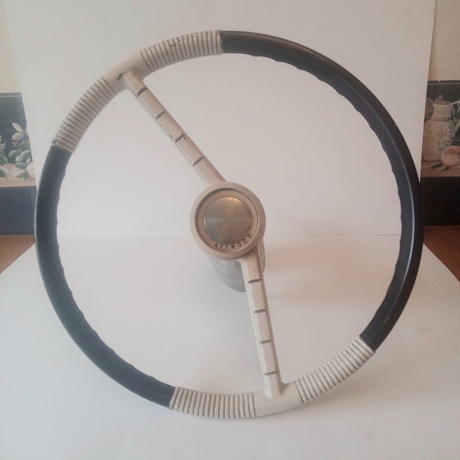 Vintage Attwood Boat Steering Wheel 15" eBay
