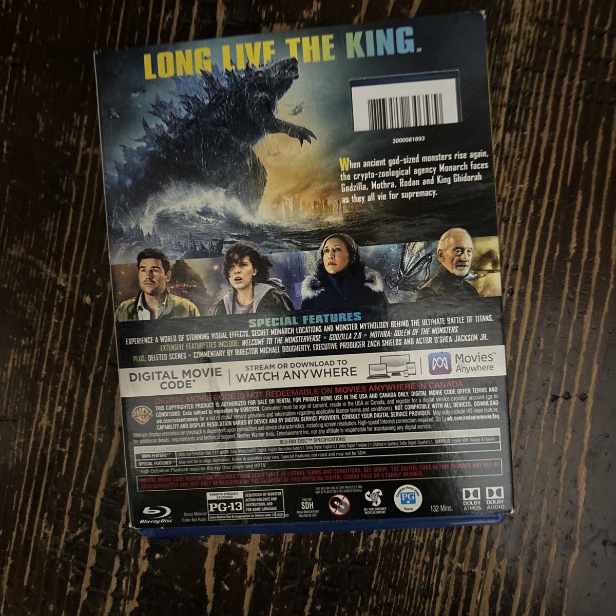 Godzilla: King of the Monsters (Blu-ray, 2019) 883929646579| eBay