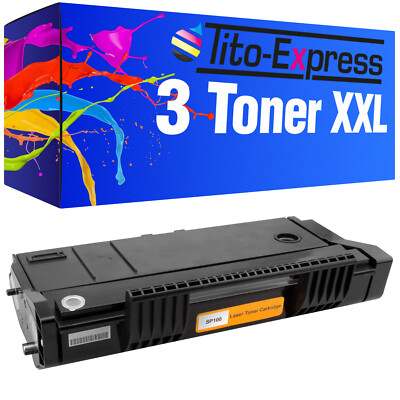 4x Toner PlatinumSerie für Ricoh Aficio SP100 SP-100 SP 100 SP100E SP112 SP112E