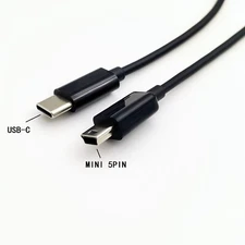 USB C to Mini USB 2meter 6FT Cable Charging Cord for  PS3 Controller, MP3 Player