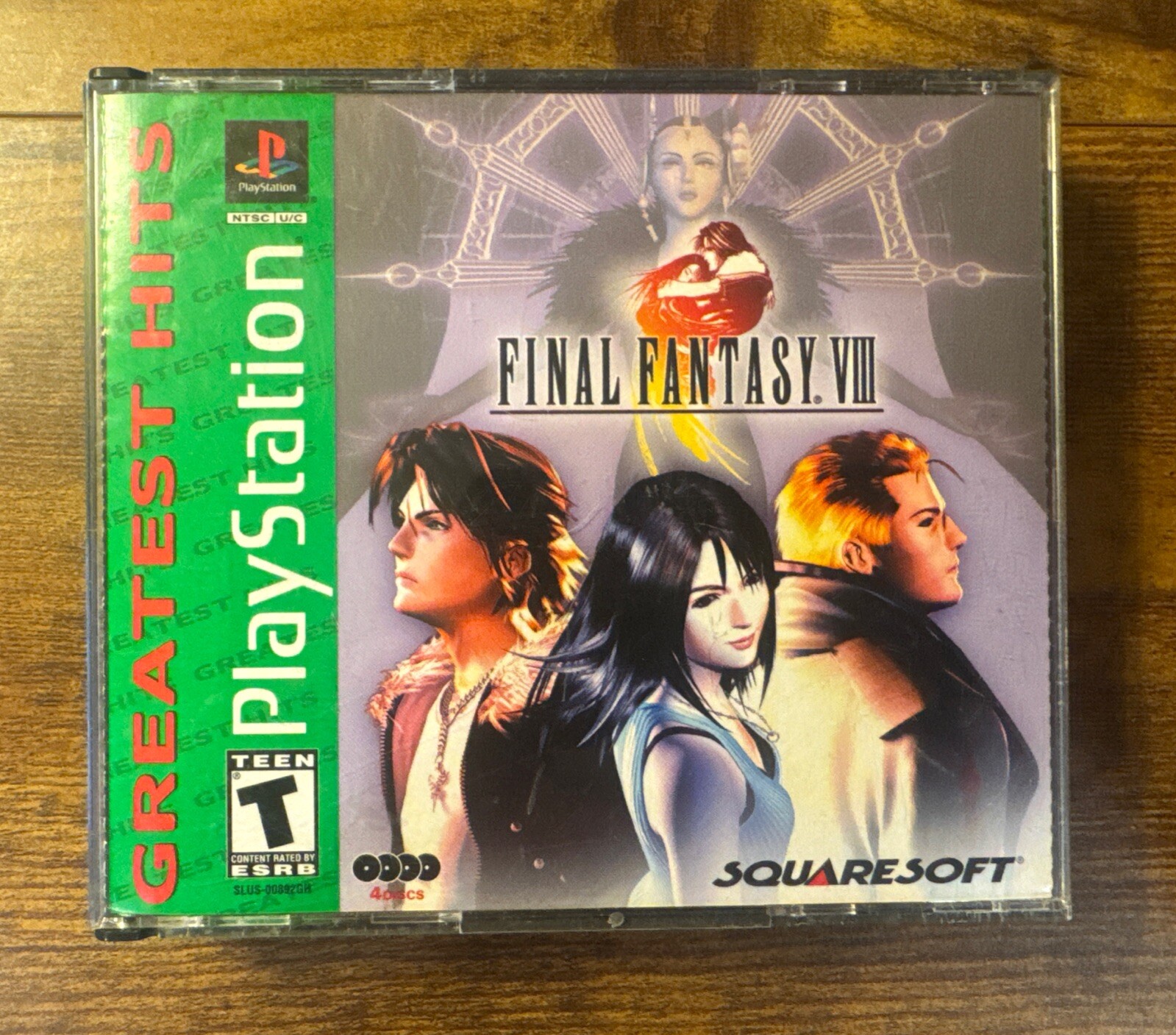 Final Fantasy VIII 8 Sony PlayStation 1 PS1 CIB Complete W/ Reg Card Minty Discs