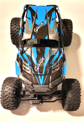 SAVAGE 青いオフロードラジコンカー Savage AWD Off-Road Racer R/C 1/10 Scale - Blue Tpshf | eBay