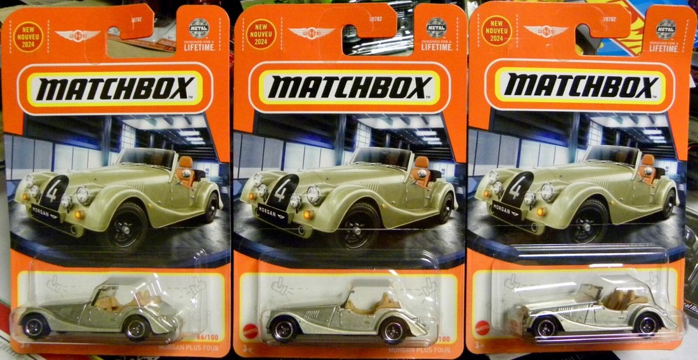 Matchbox 2024 MORGAN PLUS FOUR lot of 3 VHTF #66/100