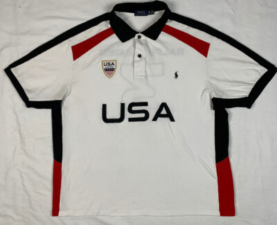 Polo Ralph Lauren Mens Big Tall 2XB Polo Shirt Usa Olympic Team