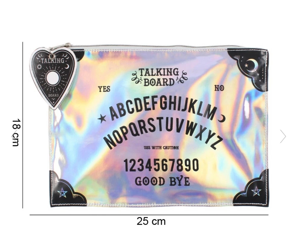 Bolsa de maquillaje holograma de tabla parlante Ouija Foto 3 de 3