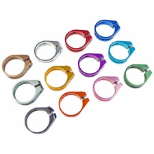 OMNI Racer WORLDS LIGHTEST Alloy Seatpost Clamp: JUST 10 grams!!! 34.9-35mm