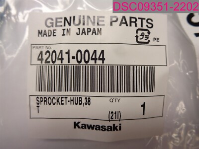 Kawasaki Genuine Parts 42041-0044 Sprocket-Hub, 38T | eBay