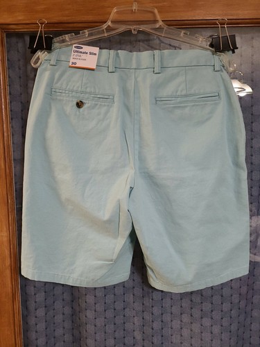 NWT: Old Navy Slim Ultimate Built-In Flex Shorts for Men 30X10 Aqua NEW - Picture 7 of 11