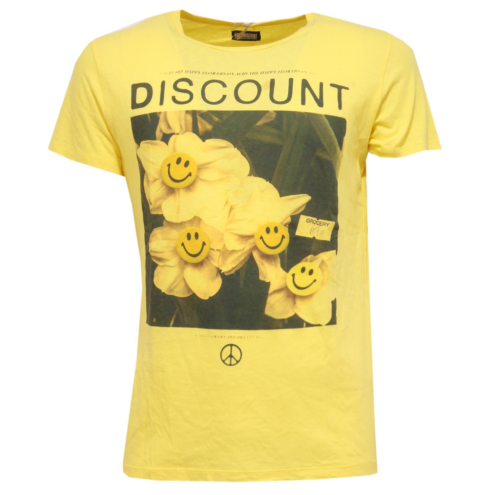 9214S мужская футболка maglia uomo MADSON со скидкой giallo