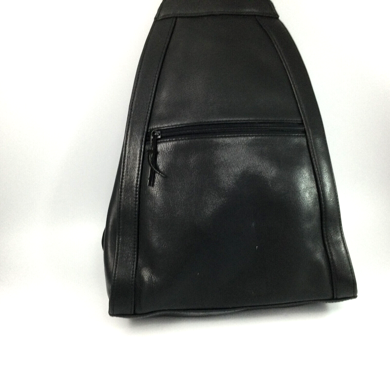 Jennifer Moore Faux Leather Black Shoulder Bag Purse