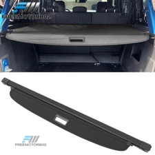 Fits 21-25 Ford Bronco 4Dr Black Retractable Trunk Cargo Security Luggage Cover