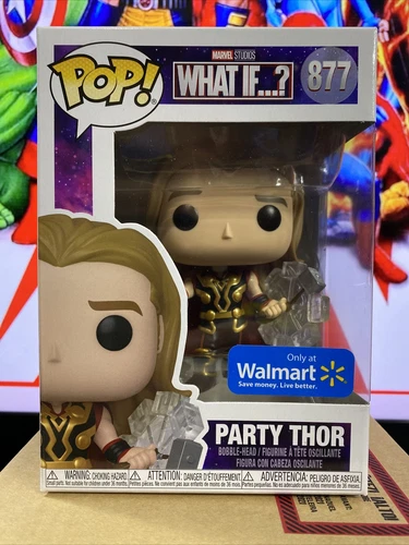 Funko Pop! Marvel What If...? Exclusivo de Walmart Party Thor #877