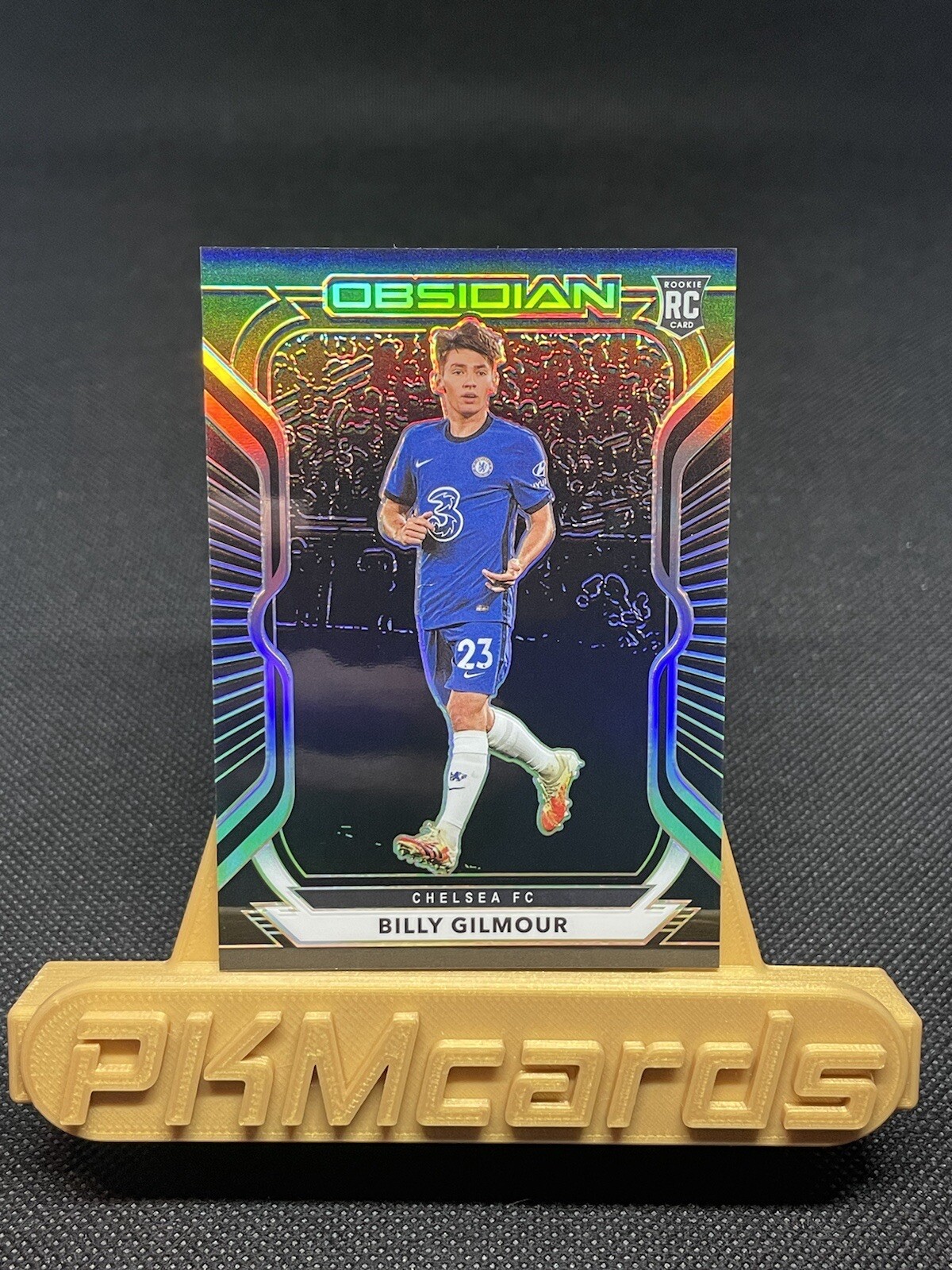 2020-21 Panini Obsidian Billy Gilmour Rookie Refractor # /195 Chelsea FC