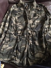 Forever 21 Army Print Jacket Size S