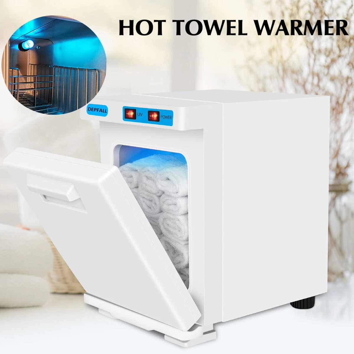2 in 1 Compact Hot Towel Warmer UV Sterilizer Cabinet Spa Beauty Salon  Equipment | eBay