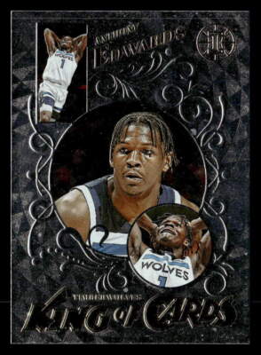 Anthony Edwards 2021 Panini Illusions King of Cards Card #13