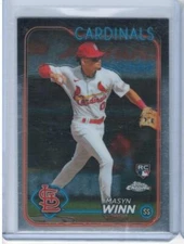 Masyn Winn 2024 Topps Chrome #189 RC St. Louis Cardinals