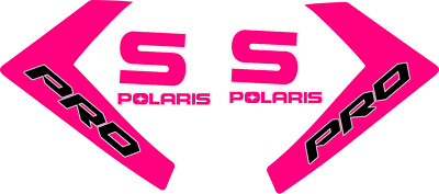 Polaris RMK Pro Graphic Kit Wrap Decals Stickers Tunnel Pro S Design B ...