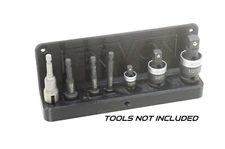 Tool Holder Wall Mount for LEXIVON Impact Joint Sockets, Drill Adapter 1/4" 3/8"