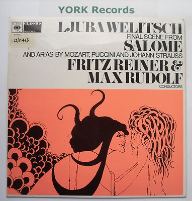 LJUBA WELITSCH - Final Scene From Salome & Other Arias - Ex LP Record CBS 61088