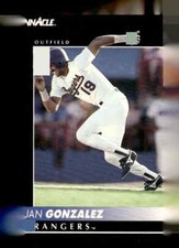 1992 Pinnacle #127 Juan Gonzalez